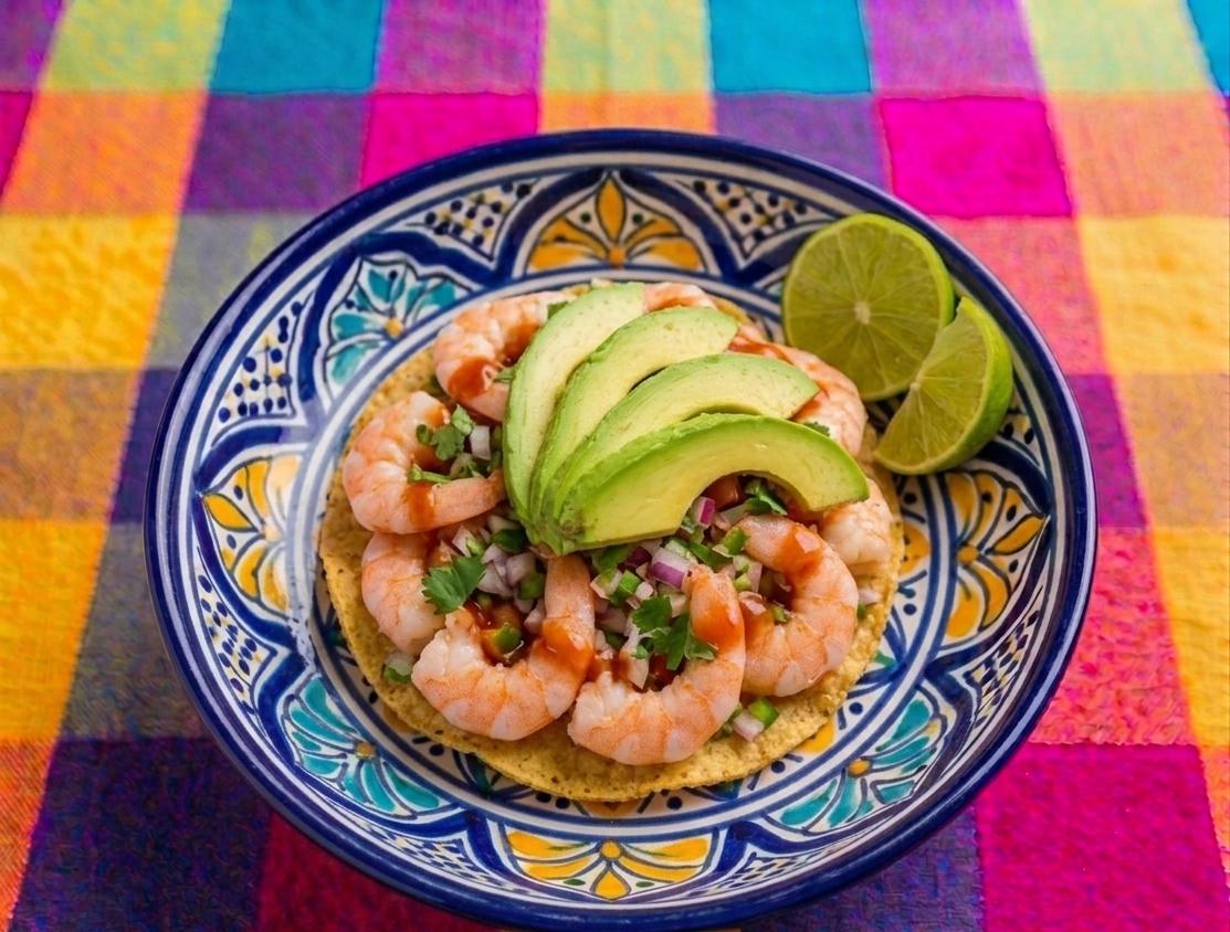 Tostada de Camarón